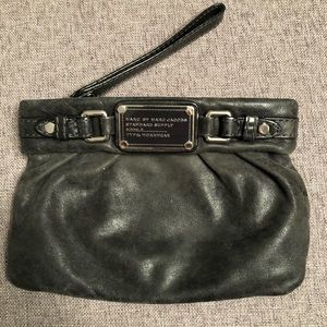 Marc by Marc Jacobs Leather Wristlet Clutch